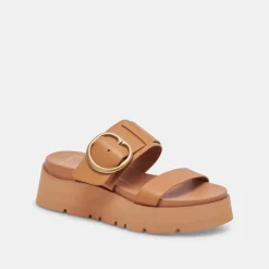 DEX SANDALS TAN LEATHER^Dolce Vita Outlet
