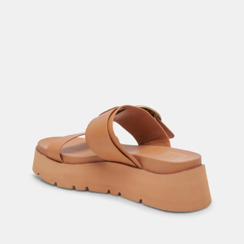 DEX SANDALS TAN LEATHER^Dolce Vita Outlet