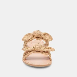DINAH SANDALS LT NATURAL RAFFIA^Dolce Vita Online