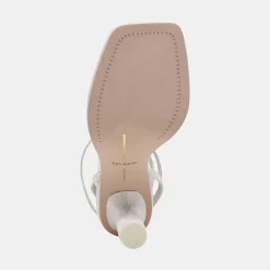 DISERE HEELS OFF WHITE SATIN^Dolce Vita Online