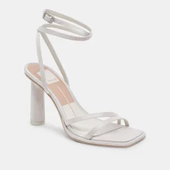 DISERE HEELS OFF WHITE SATIN^Dolce Vita Online