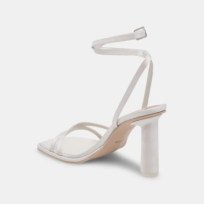DISERE HEELS OFF WHITE SATIN^Dolce Vita Online
