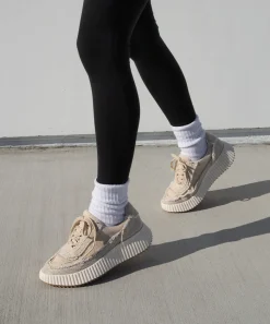 DOLEN FRAY SNEAKERS SAND CANVAS^Dolce Vita Sale