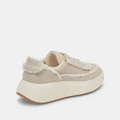 DOLEN FRAY SNEAKERS SAND CANVAS^Dolce Vita Sale