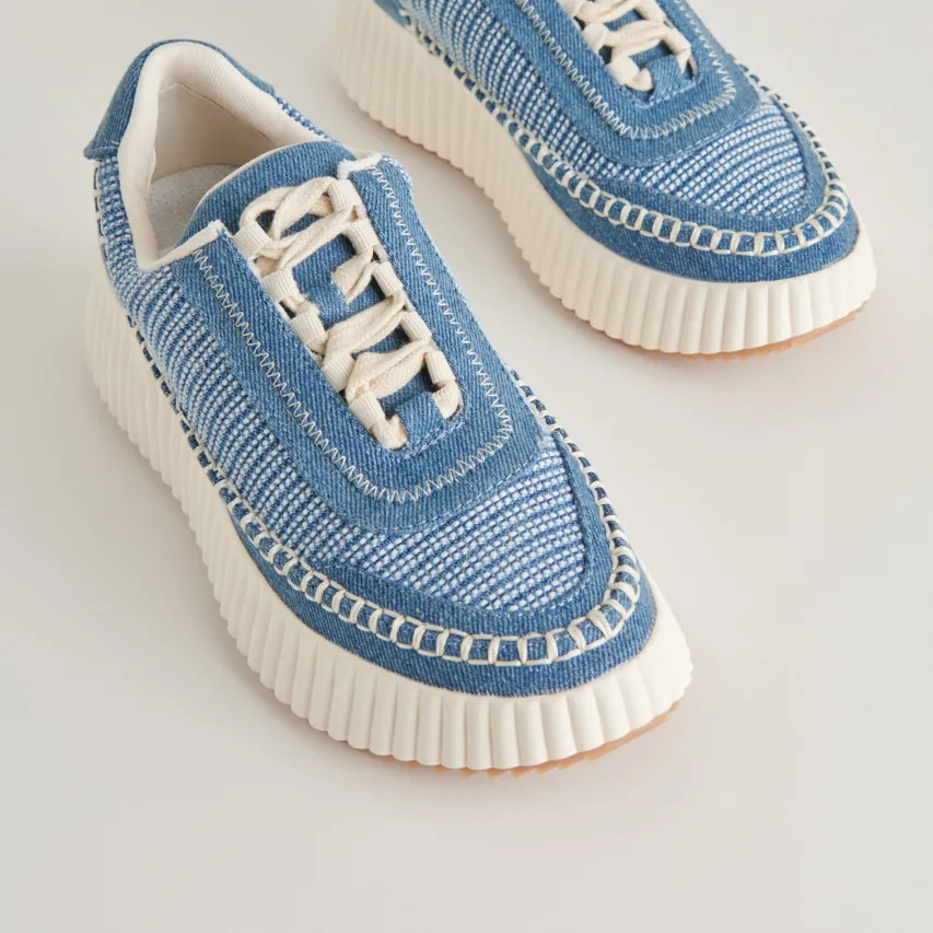 DOLEN SNEAKERS BLUE MULTI DENIM^Dolce Vita Online