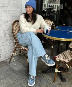 DOLEN SNEAKERS BLUE MULTI DENIM^Dolce Vita Online