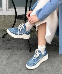 DOLEN SNEAKERS BLUE MULTI DENIM^Dolce Vita Online