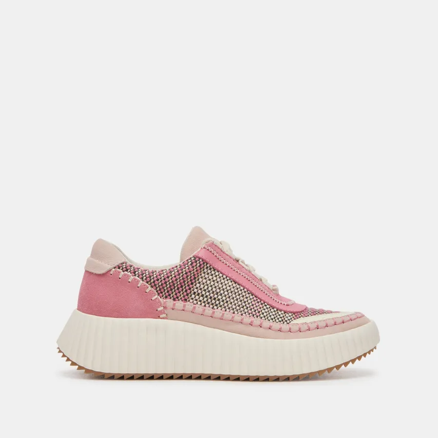 DOLEN SNEAKERS PINK MULTI WOVEN^Dolce Vita Outlet