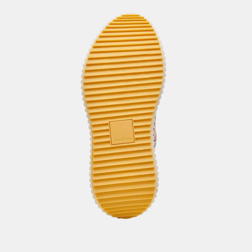 DOLEN SNEAKERS TAN MULTI RAFFIA^Dolce Vita Outlet