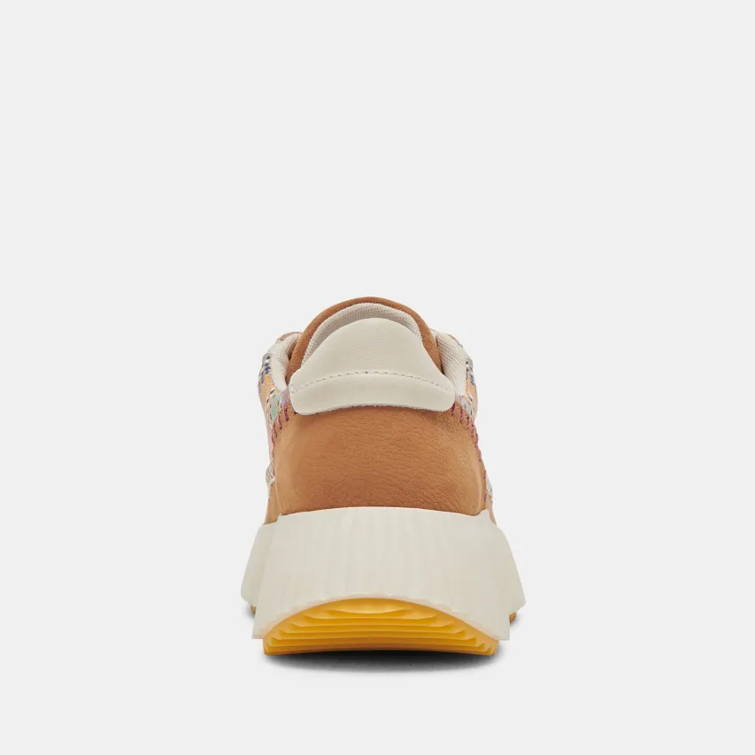 DOLEN SNEAKERS TAN MULTI RAFFIA^Dolce Vita Outlet