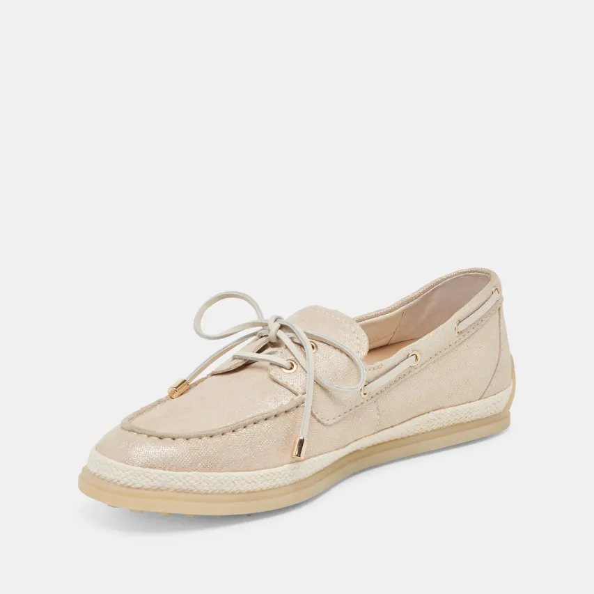 DORIS LOAFERS TAUPE METALLIC WOVEN^Dolce Vita Discount