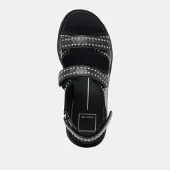 DUBAI STUD SANDALS MIDNIGHT CRINKLE PATENT^Dolce Vita Sale