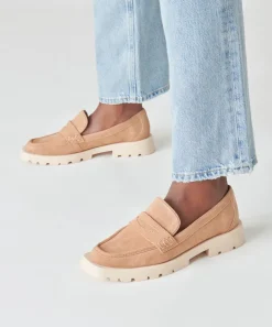 ELIAS FLATS TOFFEE SUEDE^Dolce Vita New