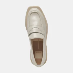 ELIAS WIDE FLATS OFF WHITE CRINKLE PATENT^Dolce Vita Discount
