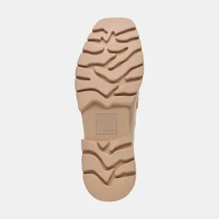 ELIAS WIDE FLATS SESAME CRINKLE PATENT^Dolce Vita Fashion