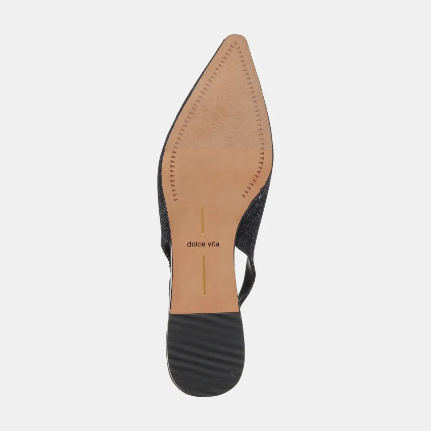 ELLEY FLATS CARBON DENIM^Dolce Vita Best