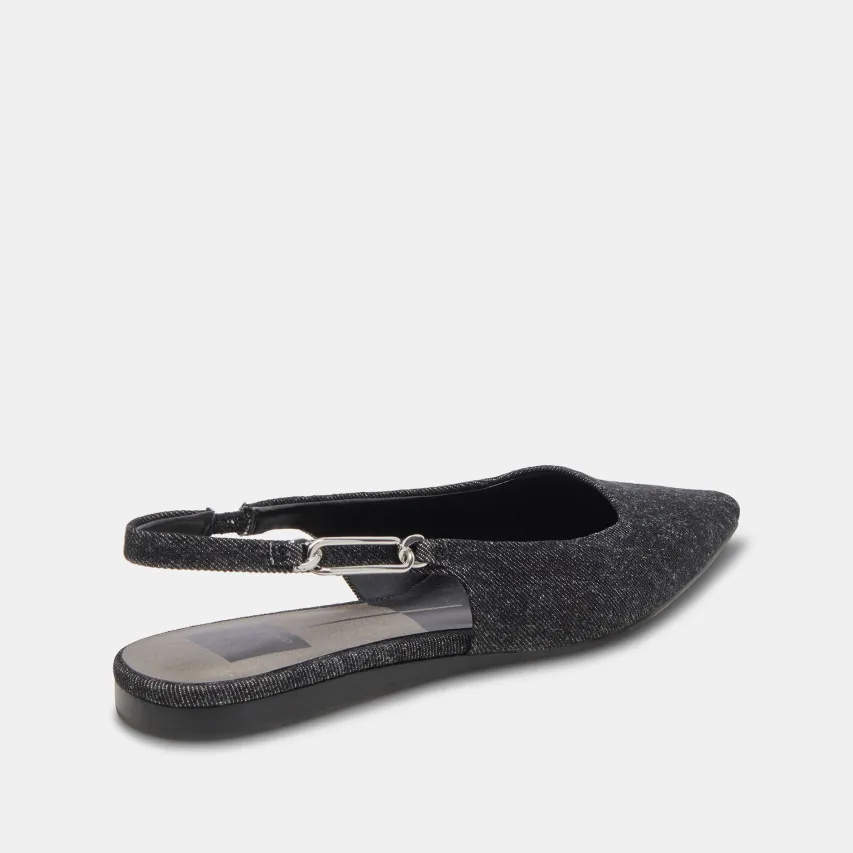 ELLEY FLATS CARBON DENIM^Dolce Vita Best