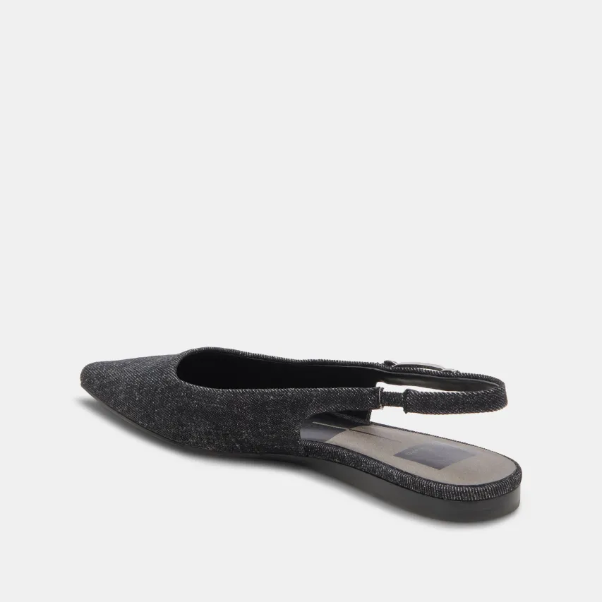ELLEY FLATS CARBON DENIM^Dolce Vita Best