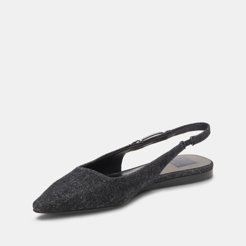 ELLEY FLATS CARBON DENIM^Dolce Vita Best