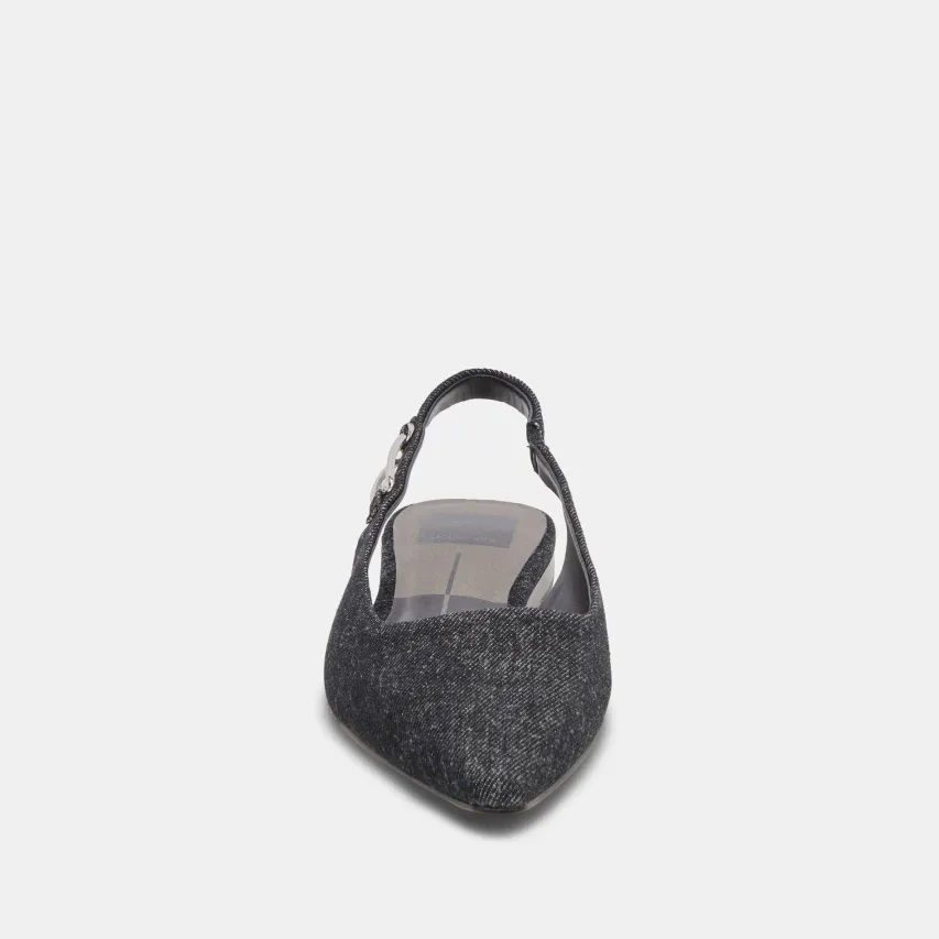 ELLEY FLATS CARBON DENIM^Dolce Vita Best