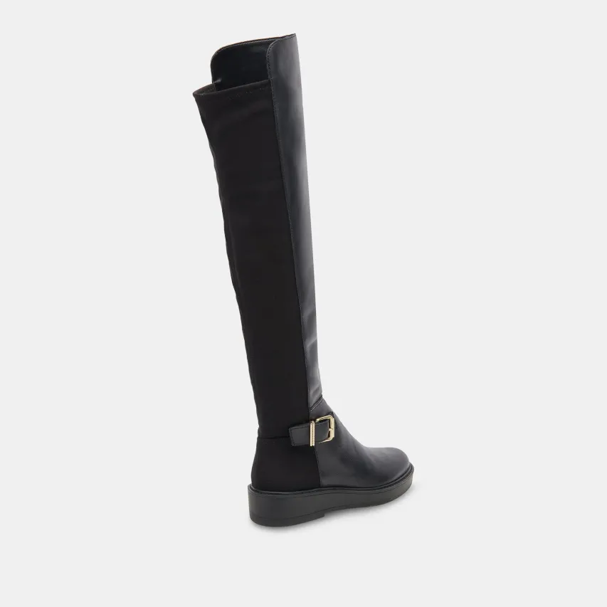 EMBER BOOTS BLACK LEATHER^Dolce Vita Outlet