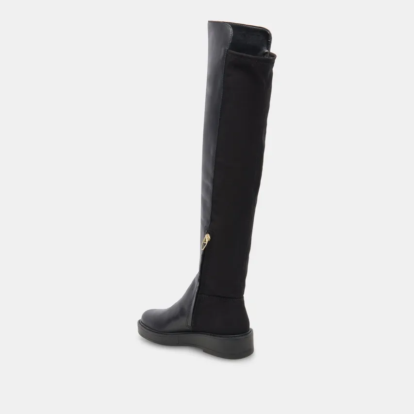 EMBER BOOTS BLACK LEATHER^Dolce Vita Outlet