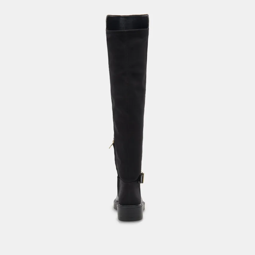 EMBER BOOTS BLACK LEATHER^Dolce Vita Outlet