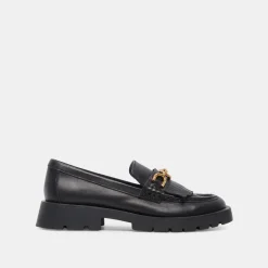 ERNA FLATS BLACK LEATHER^Dolce Vita Sale