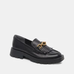 ERNA FLATS BLACK LEATHER^Dolce Vita Sale
