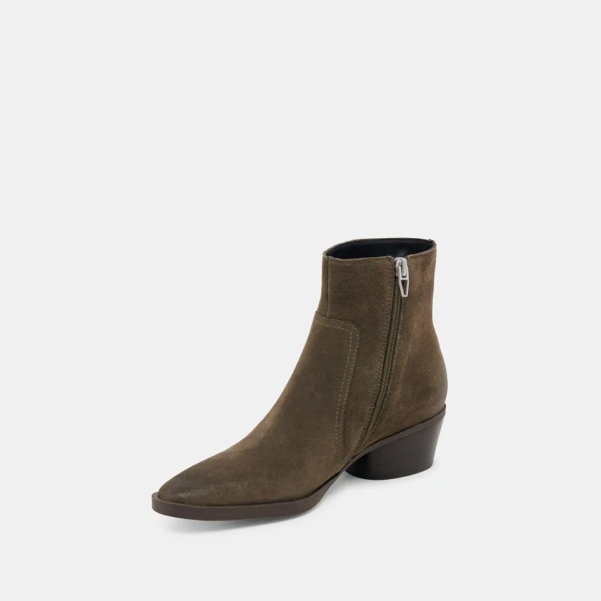FAHARI H2O BOOTIES ARMY SUEDE^Dolce Vita Fashion