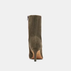 FERNLY WIDE CALF BOOTS ARMY SUEDE^Dolce Vita Clearance
