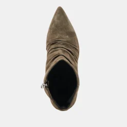 FERNLY WIDE CALF BOOTS ARMY SUEDE^Dolce Vita Clearance