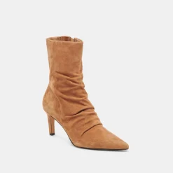 FERNLY WIDE CALF BOOTS PECAN SUEDE^Dolce Vita Outlet