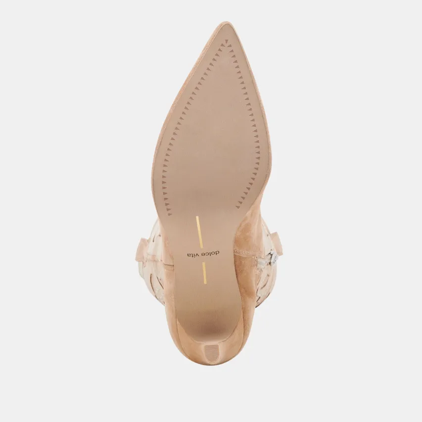 FINLEY STUD BOOTS CAMEL SUEDE^Dolce Vita Outlet