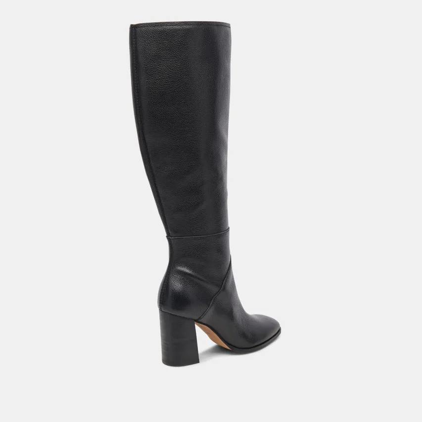 FYNN BOOTS ONYX LEATHER^Dolce Vita Hot