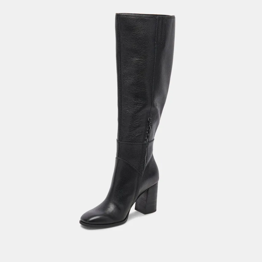 FYNN BOOTS ONYX LEATHER^Dolce Vita Hot