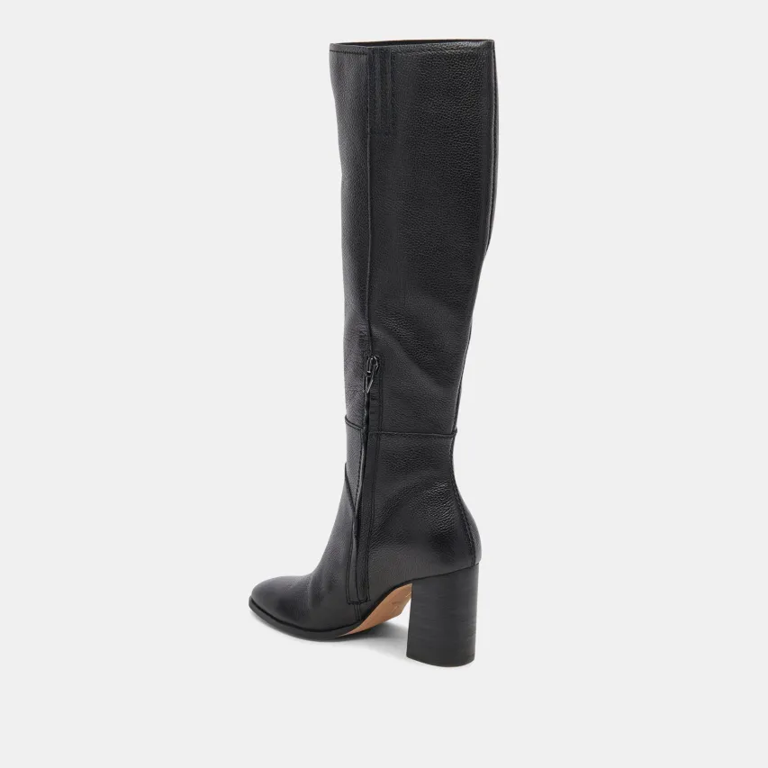 FYNN BOOTS ONYX LEATHER^Dolce Vita Hot