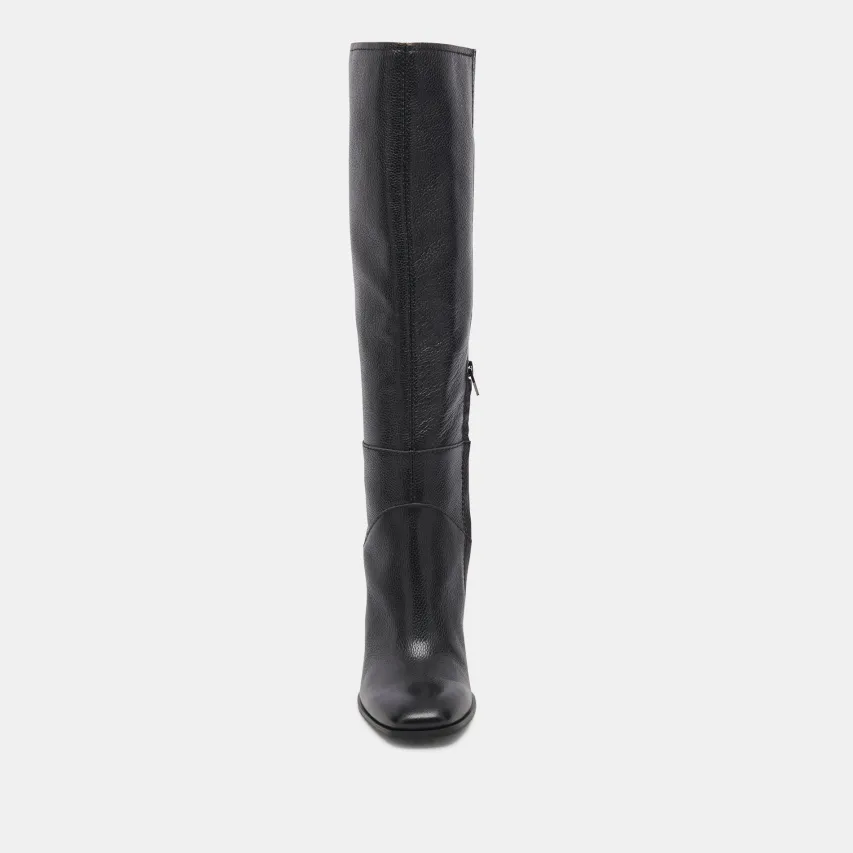FYNN BOOTS ONYX LEATHER^Dolce Vita Hot