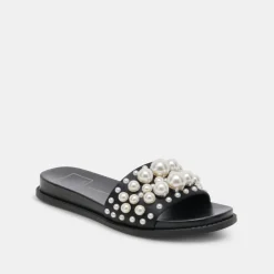 GABBI PEARL SANDALS BLACK PEARLS^Dolce Vita Hot