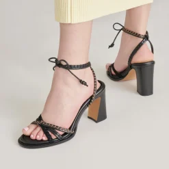 GAZELE HEELS BLACK MULTI LEATHER^Dolce Vita Best