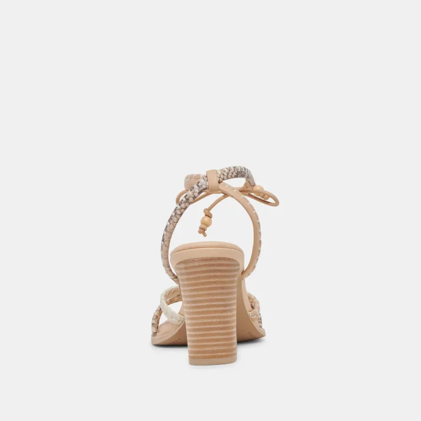 GAZELE HEELS IVORY MULTI LEATHER^Dolce Vita Fashion