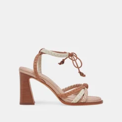 GAZELE HEELS TAN MULTI LEATHER^Dolce Vita Outlet