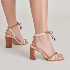 GAZELE HEELS TAN MULTI LEATHER^Dolce Vita Outlet