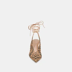 GESICA HEELS BLACK NATURAL WOVEN^Dolce Vita Fashion