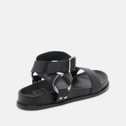 GILDA SANDALS BLACK LEATHER^Dolce Vita Outlet
