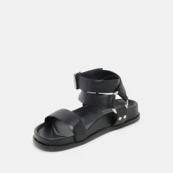 GILDA SANDALS BLACK LEATHER^Dolce Vita Outlet