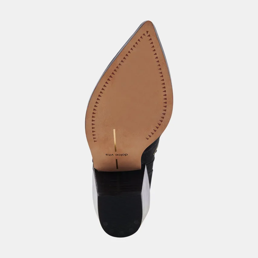 GINNI BOOTIES BLACK NUBUCK^Dolce Vita New