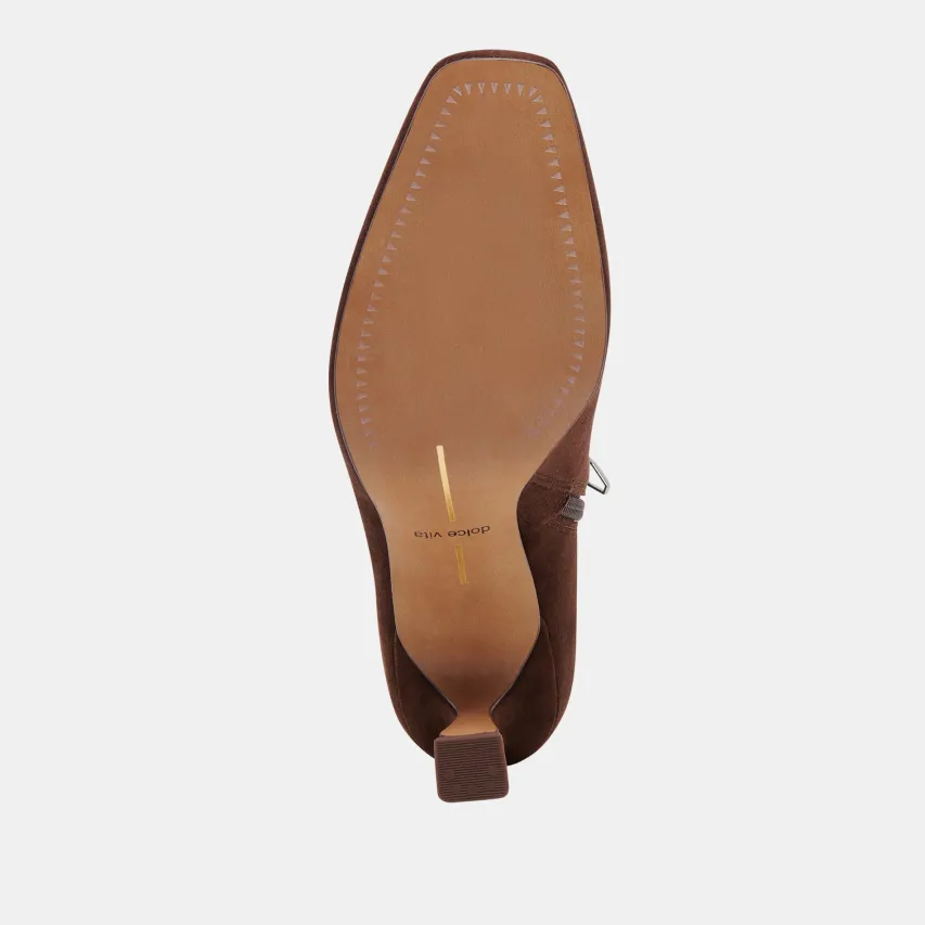 GLAMOR BOOTS DK BROWN STELLA SUEDE^Dolce Vita Best