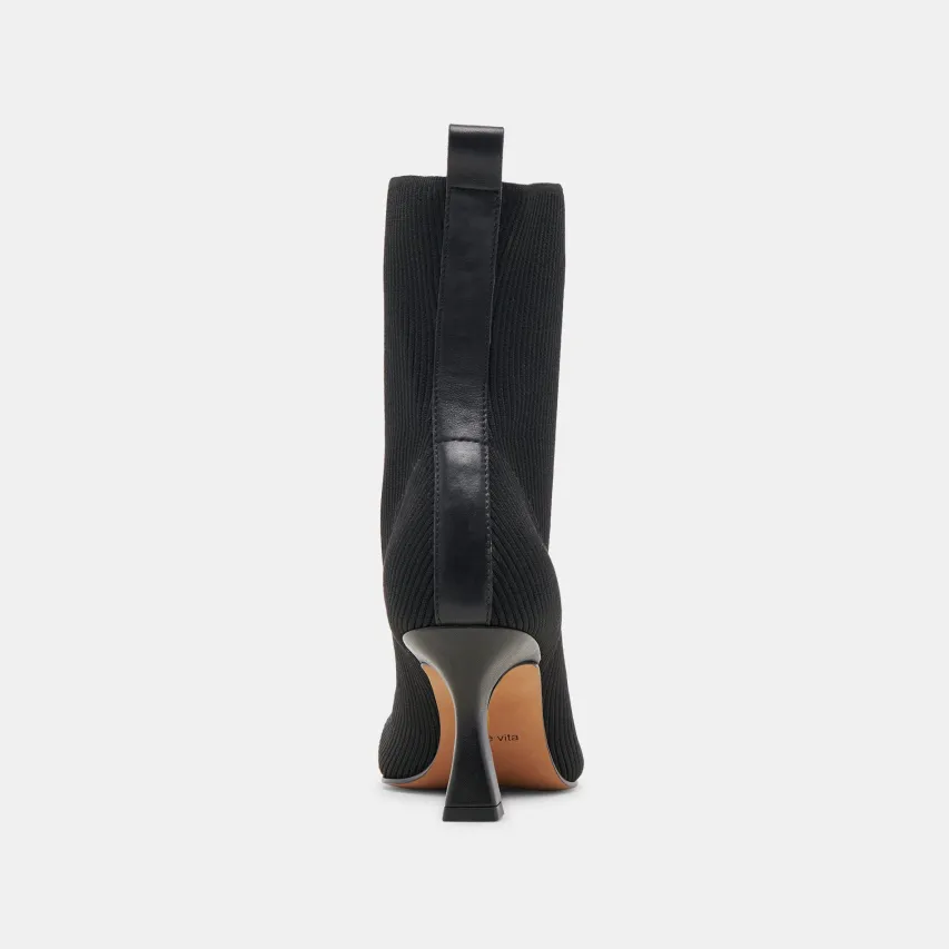 GLAMOR KNIT BOOTS BLACK KNIT^Dolce Vita Clearance