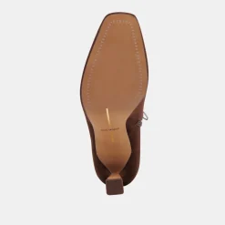 GLAMOR WIDE CALF BOOTS DK BROWN STELLA SUEDE^Dolce Vita Sale